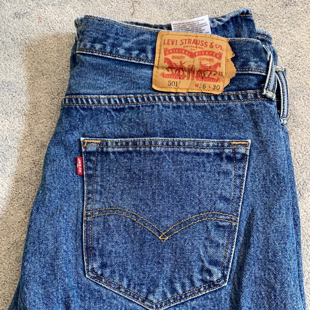 Men's 501 Levi Jeans size W36 L30